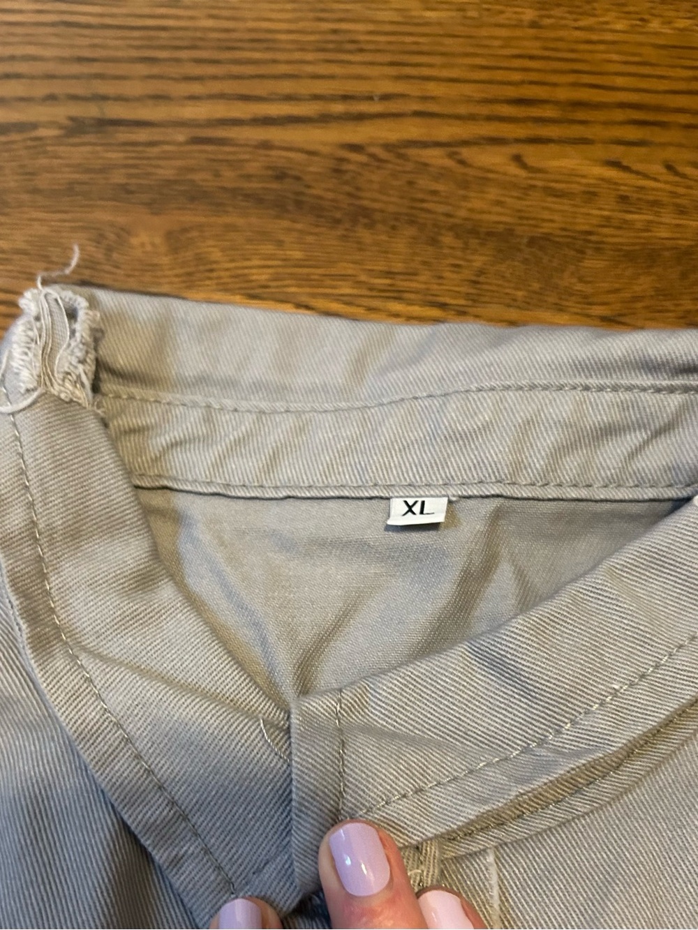 Custom 1 of a kind  Gray woman’s  Fall Shacket LV likeRhinestone design by xoxo, - Picture 9 of 10